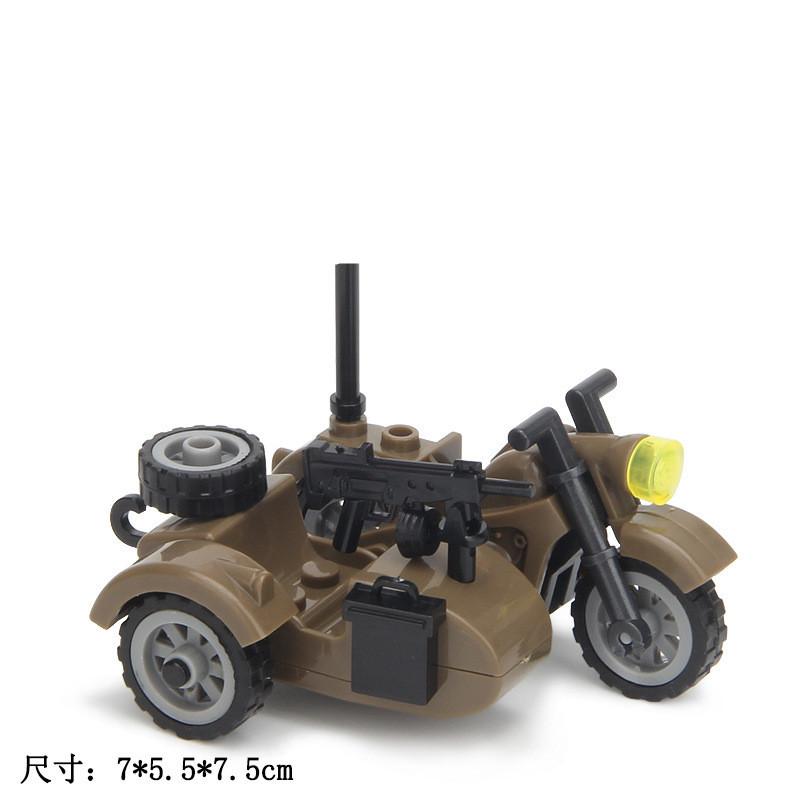 World War 2 WW2 Antiaircraft Gun Rocket Artillery Military Army War Weapon Soldier MOC Model Building Block Bricks Toys For Kids