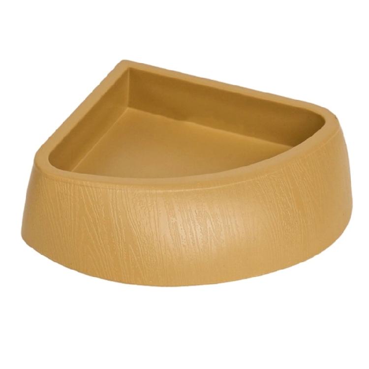 Reptiles Feeding Bowl for Pet Terrariums Reptiles Habitat Bowl with Triangular Decorative Feeding Bowl