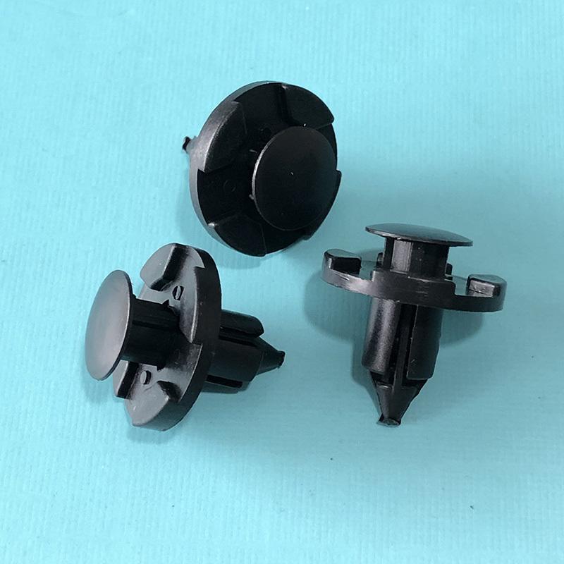 20/40pcs 8mm Rivet Retainer Plastic Car Fastener Clip Auto Bumper Fender Push Type Fixing Clips For Nissan Livina TIIDA Sylphy