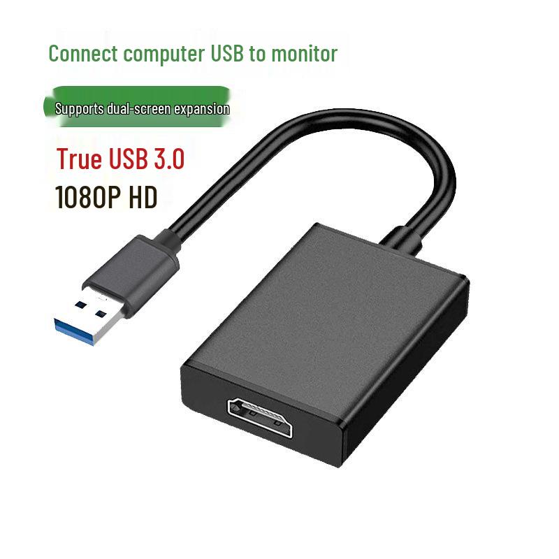 USB-C To Dual HDMI Adapter with USB 3.0 Hub, Supports Independent Triple Displays for M1/M2 Graphics Cards