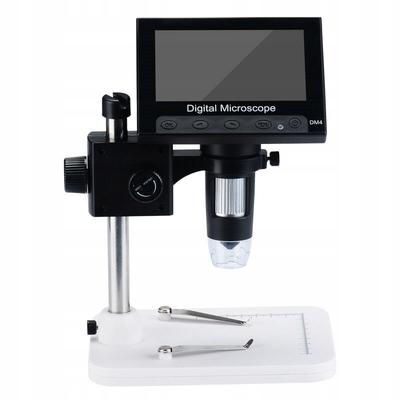 Rosfix Digitální mikroskop s 4,3"" displejem DM4-Z01B019 – Zvětšení 50X–1000X | 8 LED diod | PC připojení