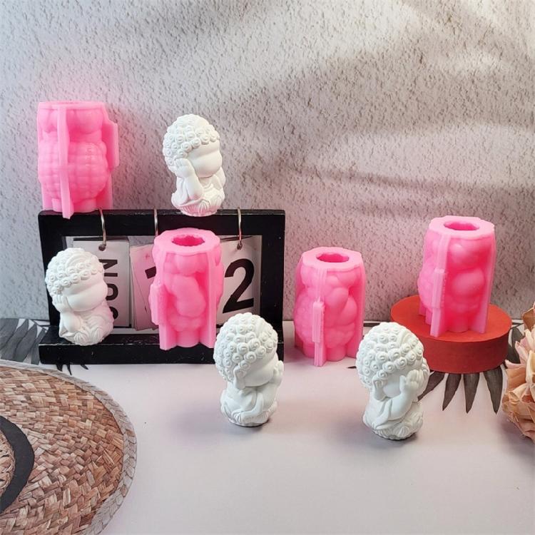 Religious Statue Silicone Candle Molds for Candle Soap Chocolate Candy Fondant Making Cement Gypsum Silicone Molds