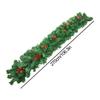 Garlands For Decoration Christmas 9 Feet Wedding Garland Decor Artificial Vine Wreath With Red Berries And Pine Cones Realistic
