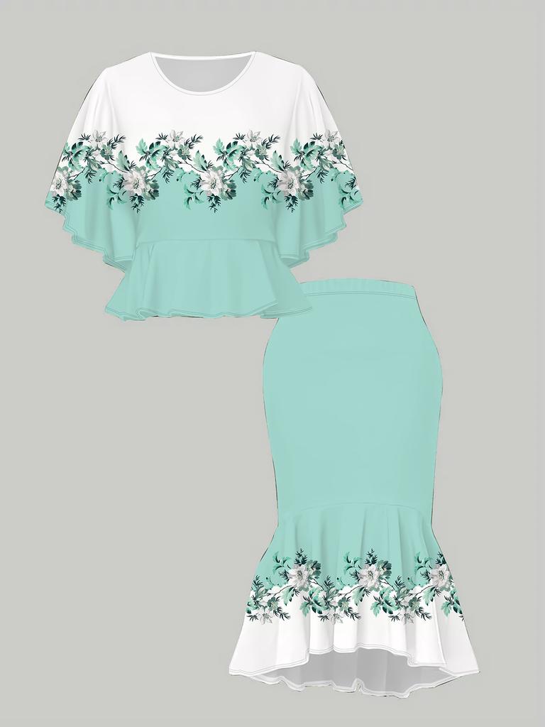 3D Printed Classical Totem Women's Print, Fashionable Large-sized, Elegant, Versatile for All Seasons. T-shirt, Skirt and Set, Fashionable Style