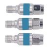 3 Pcs RF Coaxial DC Block 2W SMA Male to Female Stainless Steel 2dB RF Coaxial Attenuator