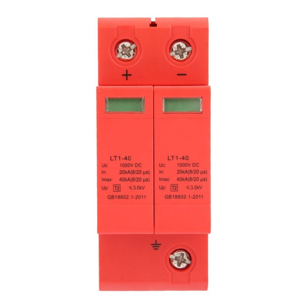 

2P Low Voltage Arrester DC1000V Lightning Protection System Low Voltage Systems