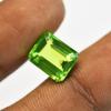 7.35 Ct Natural Green Peridot Emerald Cut Loose Gemstones   For Gifting