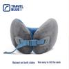 Pernă de gât TRAVEL BLUE din spumă cu memorie infinită