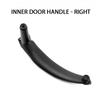 Right Black Interior Door Panel Handle Cover For 2008-2013 BMW X5 X6 E70 E71 E72
