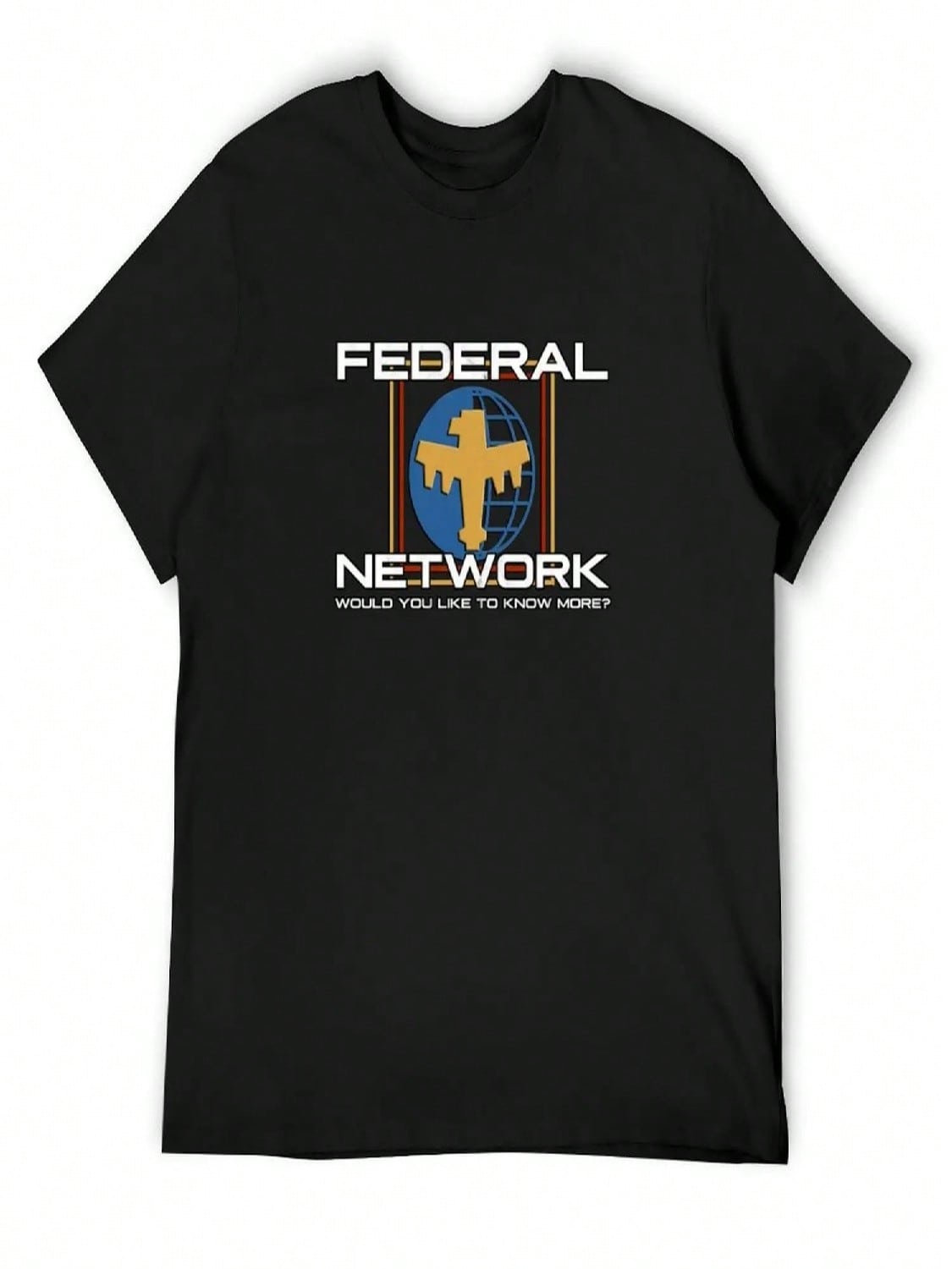 Federal Network Logo T-Shirt Street Wear Valentines Clothes Customs Funny T Shirts unisex S разноцветный