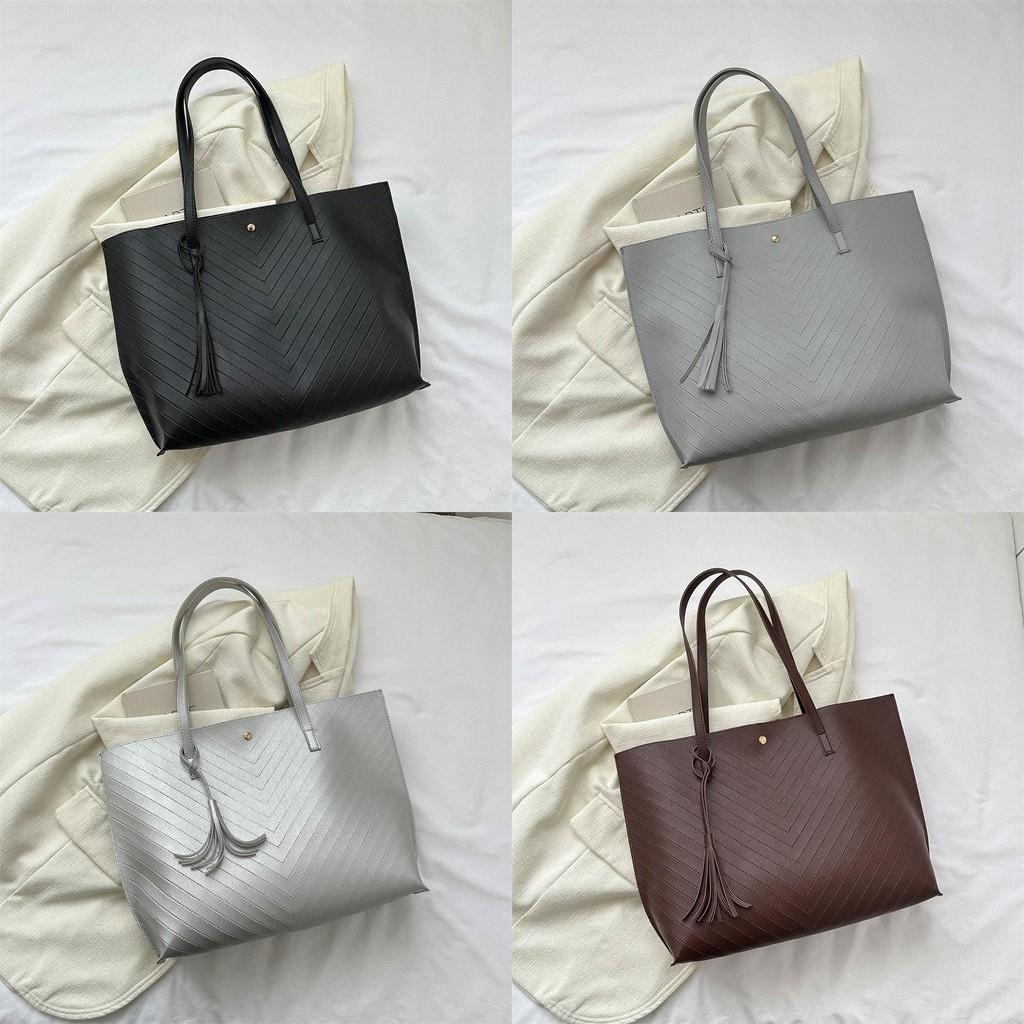 Fashionable Summer Street Style Commuter Tote Bag For Women Pu Leather