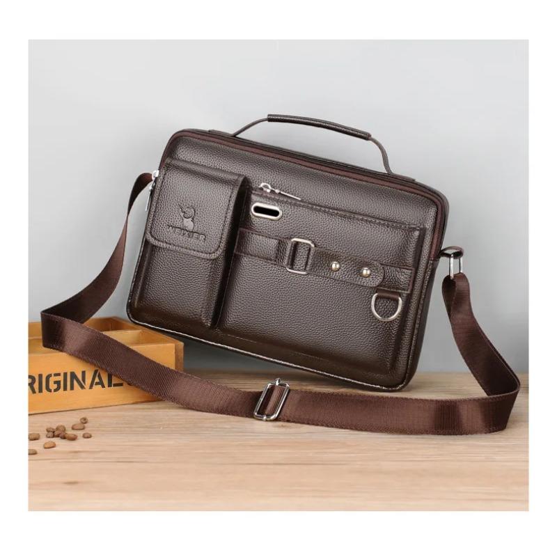 Men's Shoulder Bag, Business Commuting Shoulder Bag, Waterproof and Wear-resistant