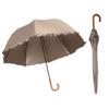 parasol with dome fabric with inner UV Lightweight, sun-blocking, all-weather frills, shape, UV-cut coating, 100% protection, UPF50+, 60cm, beige.