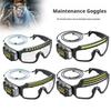 KEBIDU LED Safety Goggles Smart Motion Sensor Work Light Dual Light Source Type-C Rechargeable Protective Glasses Headlamp