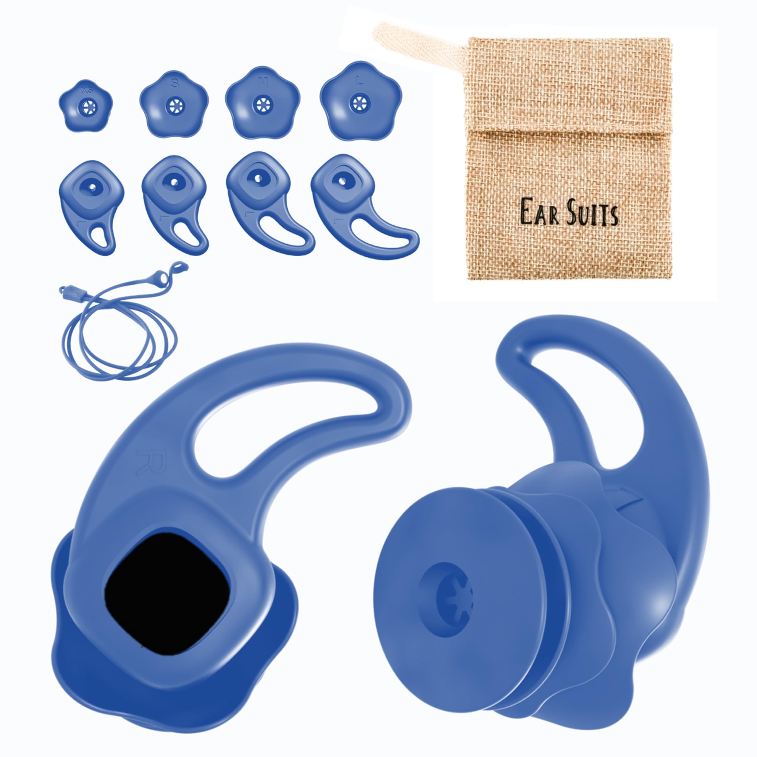 

Hearing Designed for Water Ear Prevention [EAR SUITS] Earsuits, Earplugs, Sports, Surfing, SUP, Swimming, Surfer s (Navy)
