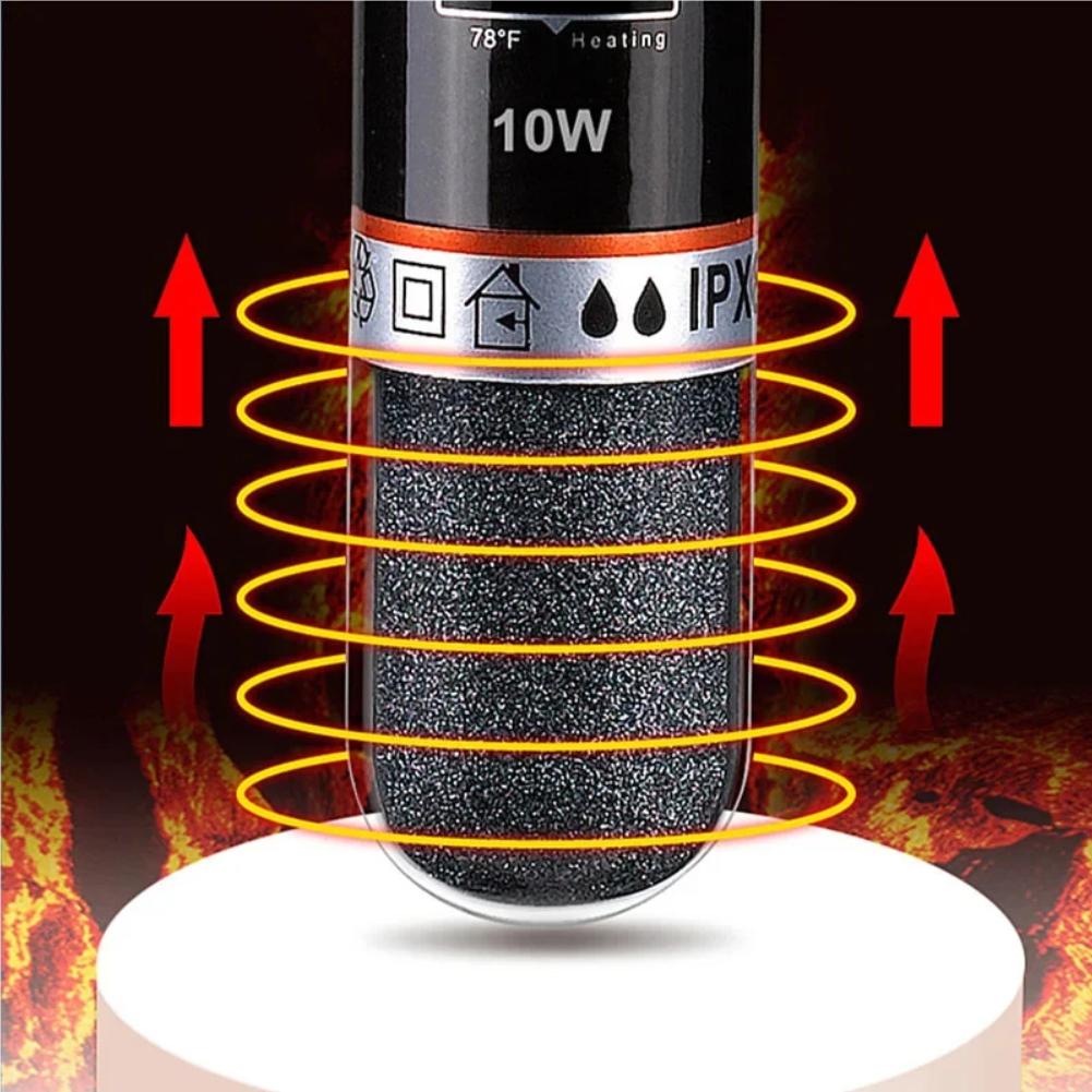 Küçük Balık Tankı için USB Mini Akvaryum ısıtma çubuğu 26°C Sabit Sıcaklık Akvaryum Isıtıcı Dalgıç Termostat Isıtıcı 10 W