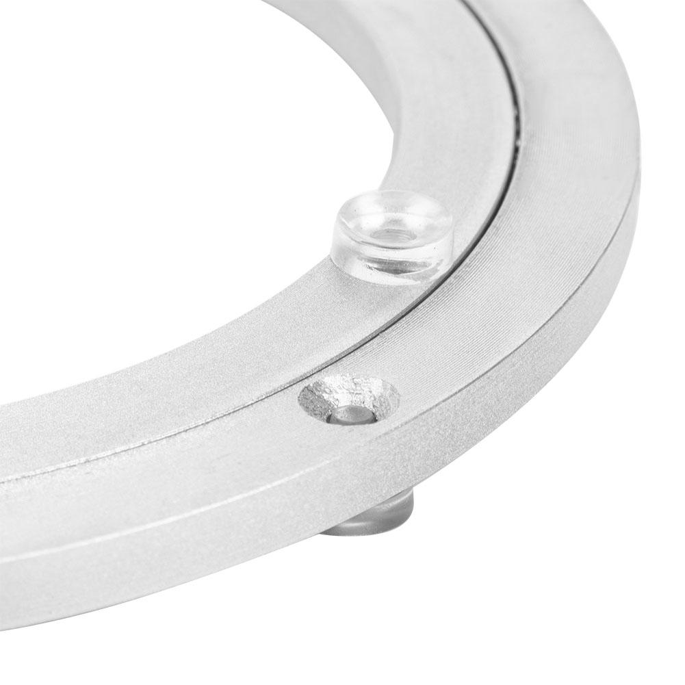 Base Giratoria de Exhibición Redonda de Aleación de Aluminio de 8 Pulgadas