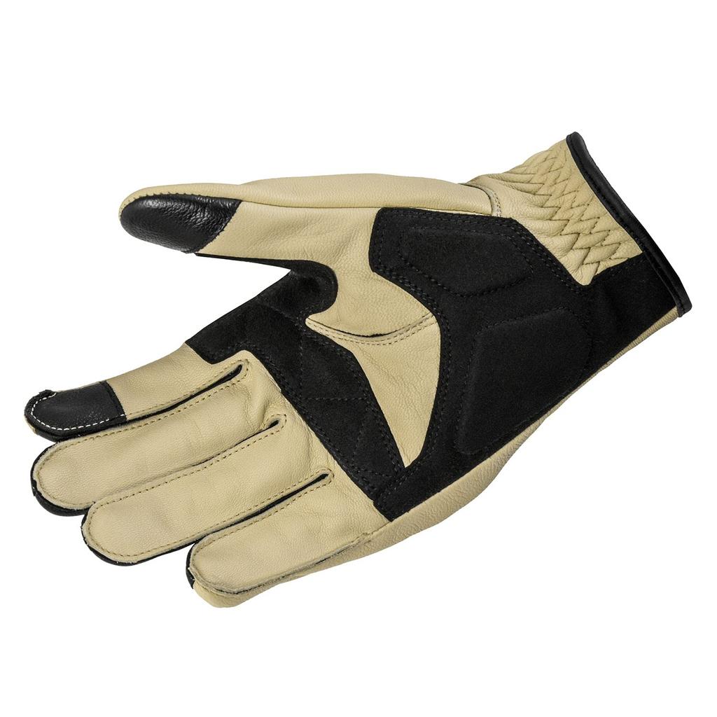 Komine Motorcycle Gloves Protective Goat Leather Size 2XL GK-252 Gloves, Beige,