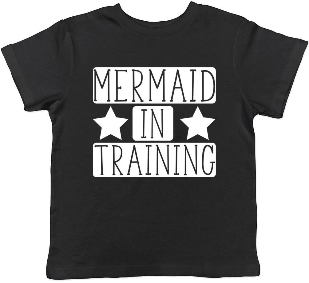 Mermaid in Training Girls Kids Childrens T-Shirt 150