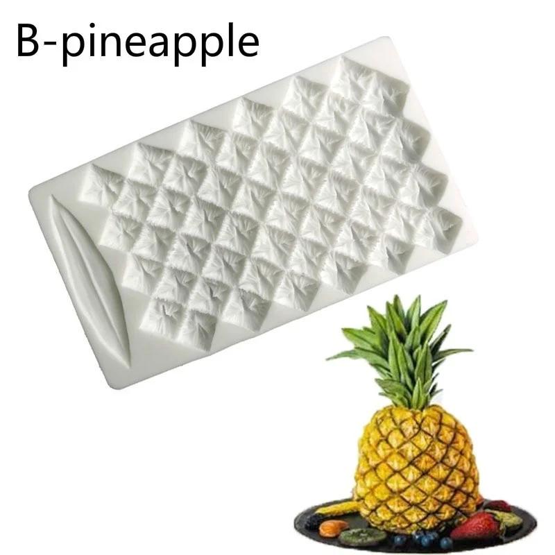 Turtle Leaf Lavender Flamingo Parrot Model Pineapple Fruit Mould Silicone Cake Mould Fondant Baking Tools Baking Accessories