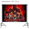 New High-Definition Birthday Party Backdrop - Spray Painted Venue Decoration