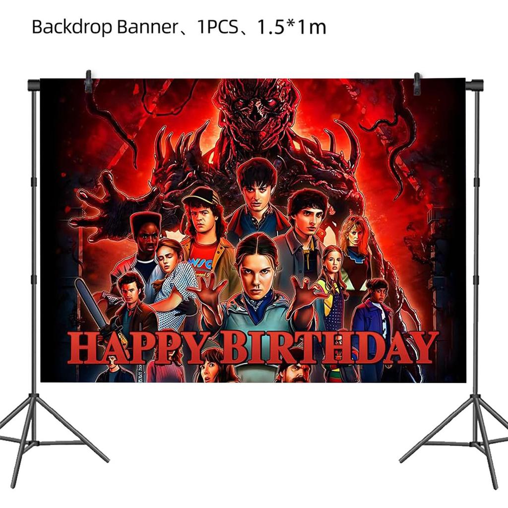 New High-Definition Birthday Party Backdrop - Spray Painted Venue Decoration