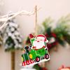 Colorful Beautiful Wooden Christmas Tree Ornaments With Santa Snowman And Elf Designs To Brighten Your Holidays