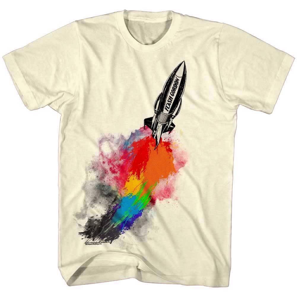 Flash Gordon Rocket Ship Men T Shirt S