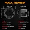 3 Inch 8D Led Lens Work Light 40W Dual Color 3Inch Fog Lamp Driving Beam Square Round For Off Road 4Wd Truck Suv Atv Motorcycle