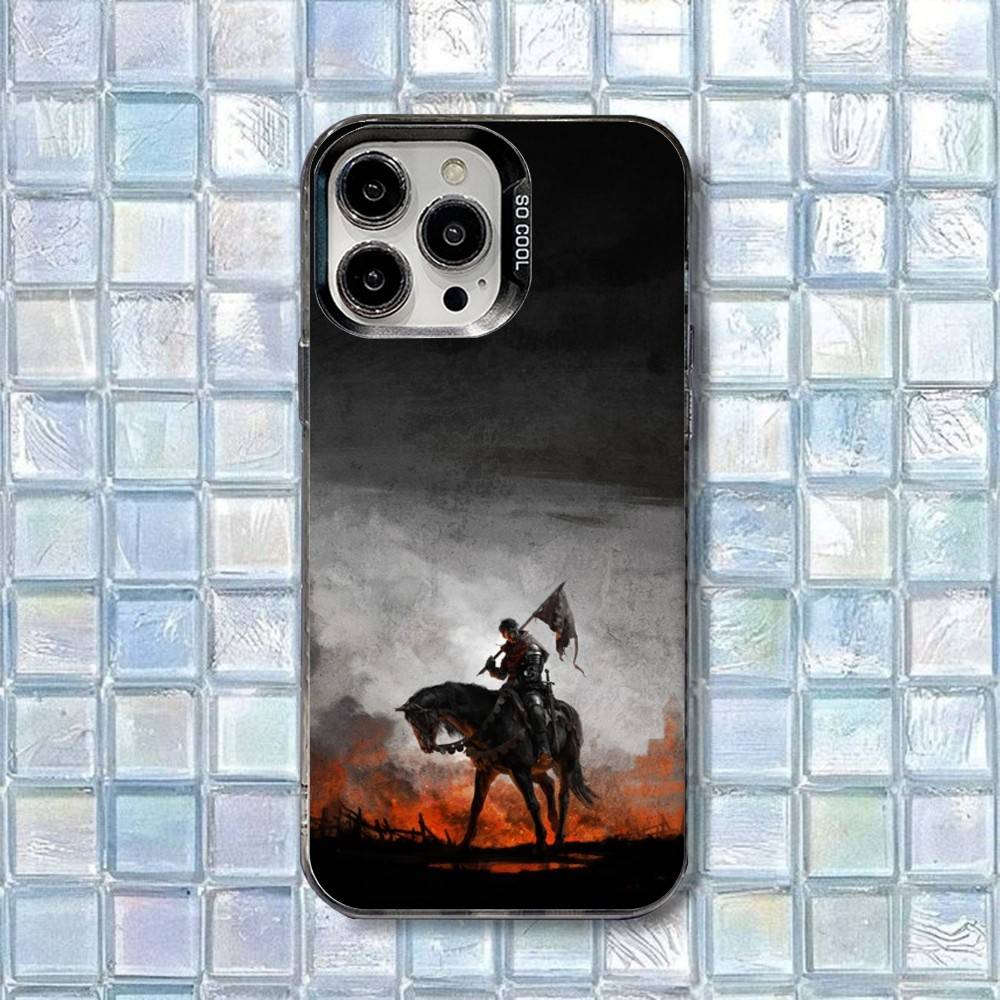 Kingdom Come Deliverance 2 Handyhülle Für iPhone 16,15,14,13,12,11,8,7,Pro,Max,Plus,Mini,XS,SE Stoßfeste Matte Abdeckung
