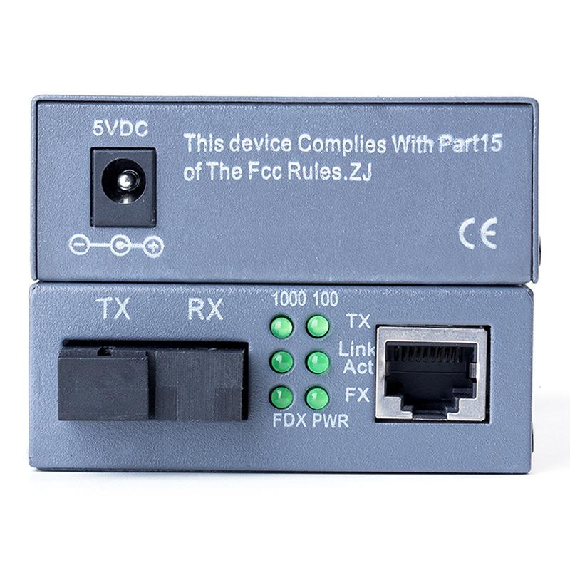 

1 пара Htb-Gs-03 A/B Gigabit Fiber Optical Media Converter 1000Mbps Single Mode
