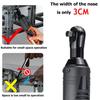 Cheie electrică de 3/8" cu clichet fără fir Schelă reîncărcabilă 42V 90N.m Instrument cheie cu unghi drept cu încărcător de baterie 1/2