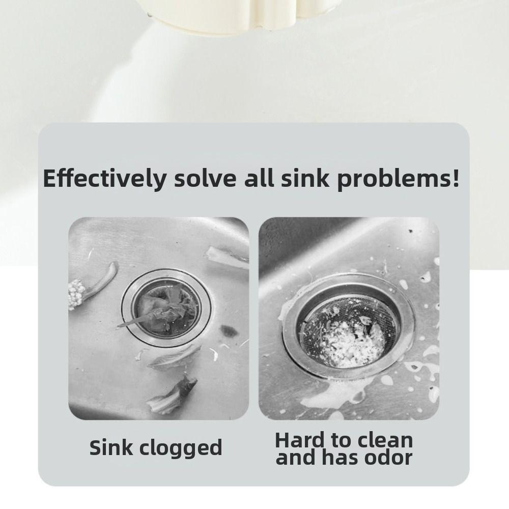 Creative Sink Hanging Strainer Basket Punch-free Openable Bottom Cover Food Residue Separator Multifunctional Self-Cleaning