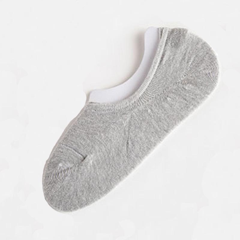 Men's Low-Cut Cotton Boat Socks - Invisible, Odor-Resistant, Sweat-Absorbent, Solid Black & White Sports Socks.