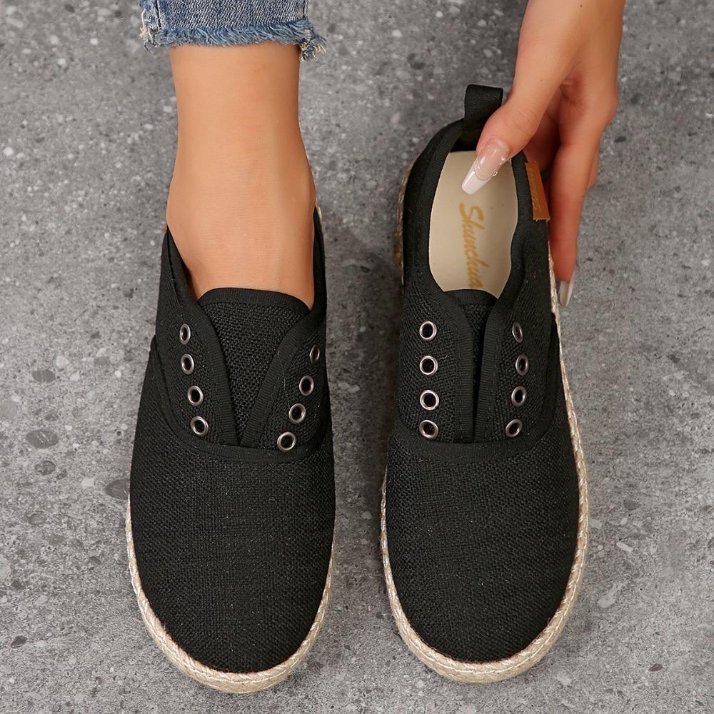 2024 New Ladies Shoes Slip-on Women's Vulcanize Shoes Fashion   High Quality Round Head Light Outdoor Casual Shoes Size 36-43