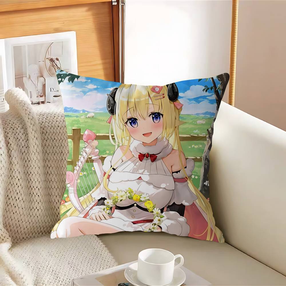 T-Tsunomaki ANIME WatameS Pillow Case Removable Washable Cushion Cover – All-Season Soft Linen
