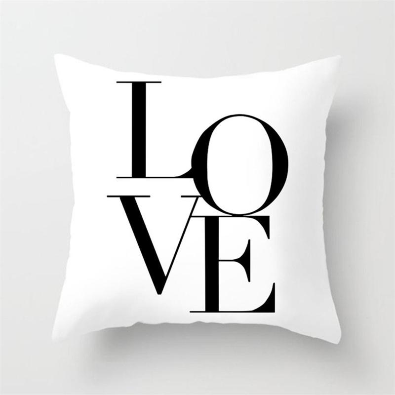 Fashion Geometric Printing Square Pillow Cushion Cover Car Sofa Office Chair Pillowcase Simple Home Decoration