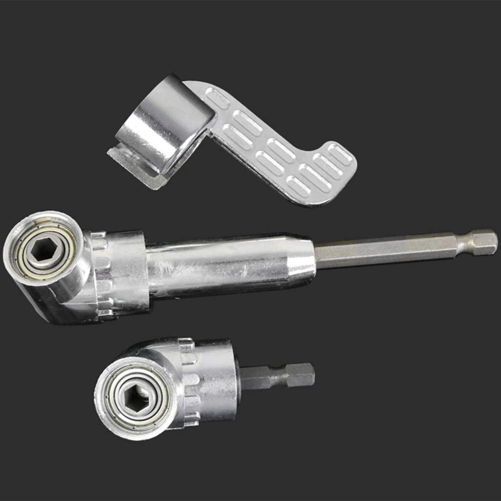 FQZMQBQ Drill 105 Degree Drill Inch Socket Hex Drill for Electric Set of 2 Bit, Angle, Driver, Angle, Impact, 1/4 Adapter, L-Shaped Adapter, Wrench,