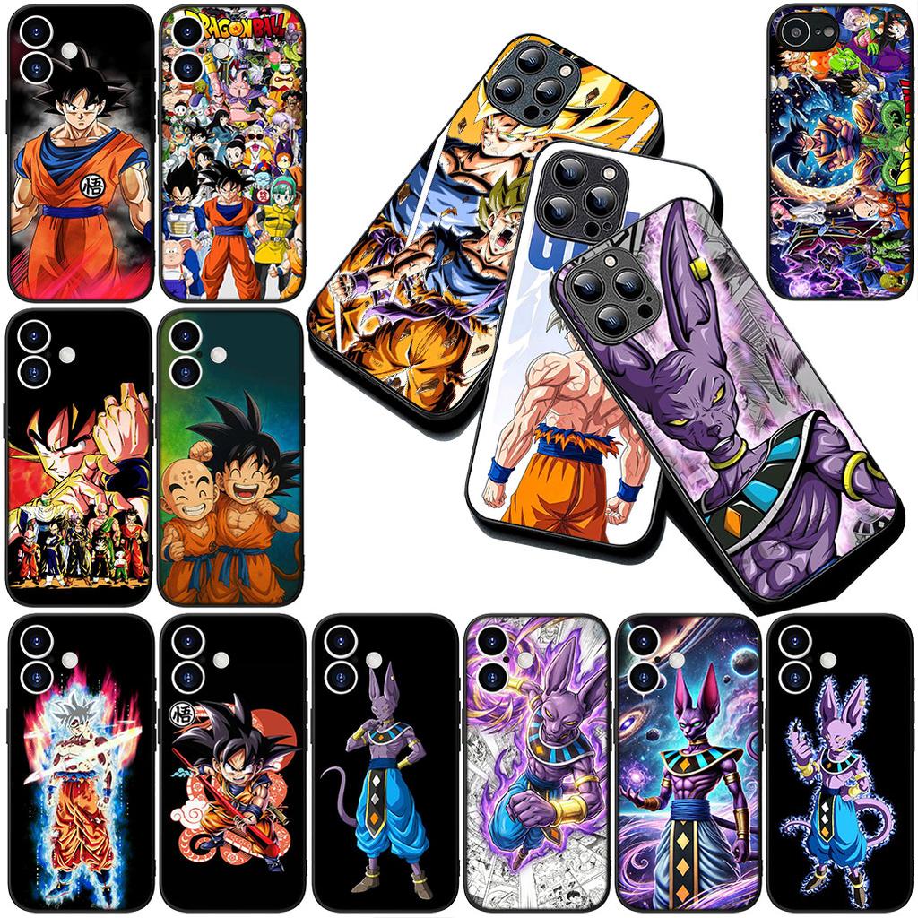 Cover for Motorola Moto G86 G57 E14 E15 G14 G34 G67 G84 G24 A54 G15 Power E22 Phone Case Beerus Dragons Gokus Balls DragonBalls