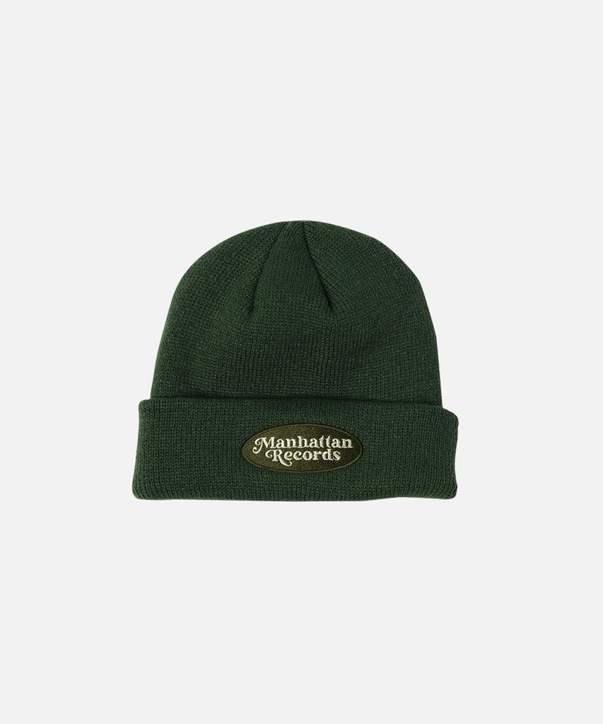 Maenhatanlekojeu Mr Oval Logo Beanie - Green
