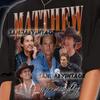 Maglietta di Matthew McConaughey, Magliette per Fan di Matthew McConaughey, Maglietta Retrò Anni '90 di Matthew McConaughey, Merchandising Regalo di Matthew McConaughey