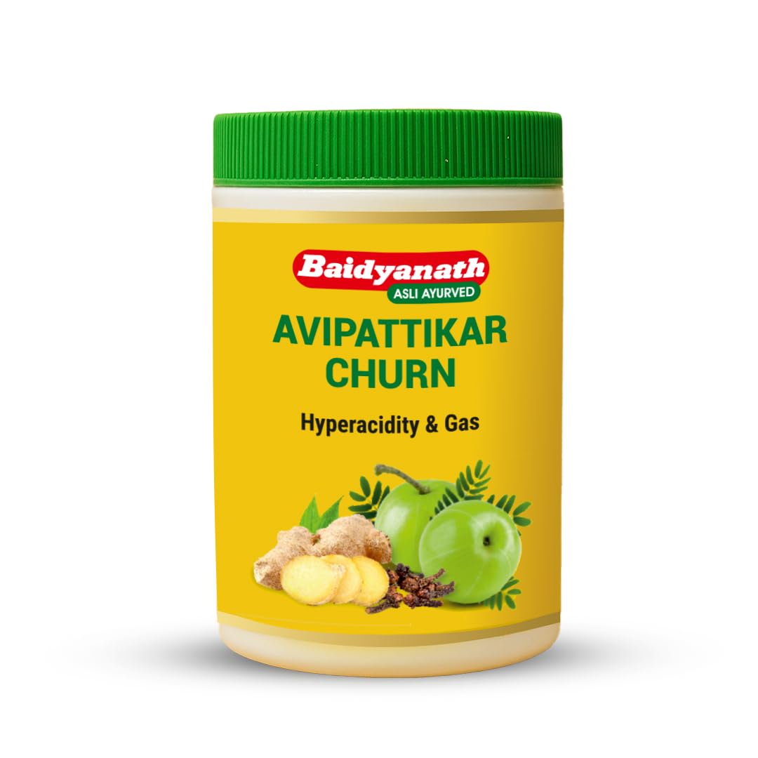 

Baidyanath Avipattikar Churna 100g Pack of 1 - Herbal Digestive Powder for Indigestion Relief