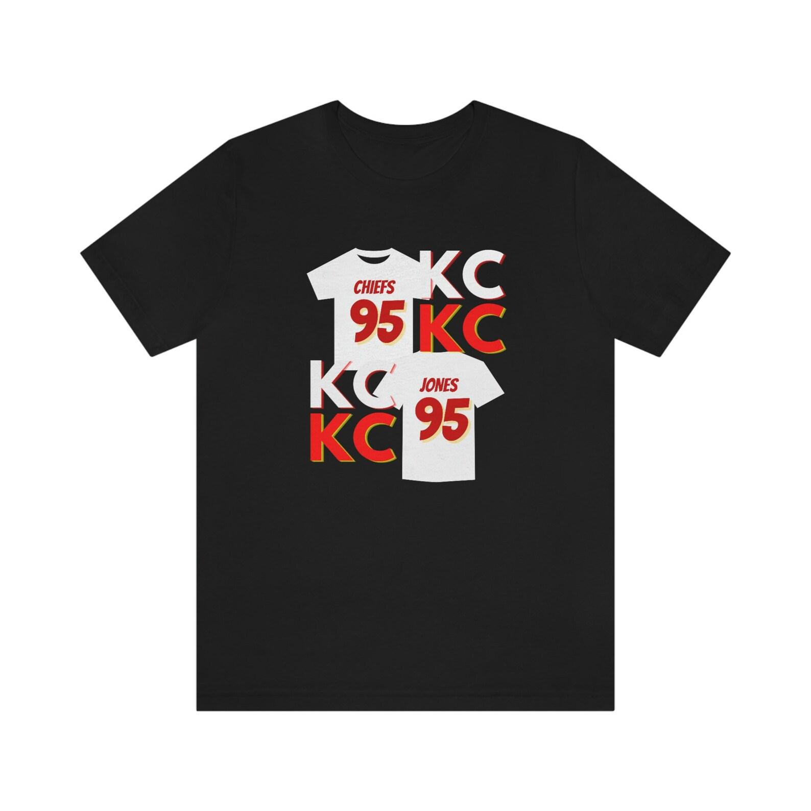 Kansas City Chief s Football, Jones, Super Bowl, Jersey Short Sleeve Tee, kansas city chiefs, kansas city chiefs shirt, kansas city, chiefs 3XL