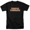 26 Tropic Thunder Titel T-Shirt Herren Lizenziertes Comedy-Film-T-Shirt Schwarz Unisex T-Shirt