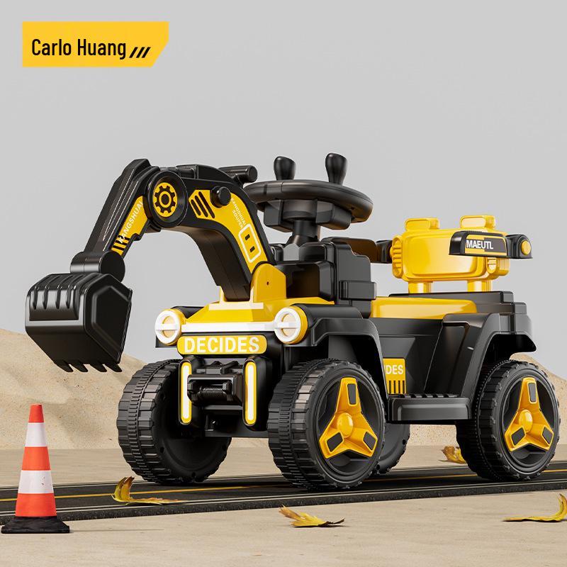 

Большой детский электрический экскаватор - игрушечная машинка - Инженерная машина для мальчиков и девочек