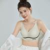 Summer Thin Bra Women's Soft Support Seamless Bra Gathering Anti Sagging and Double Breast Bra