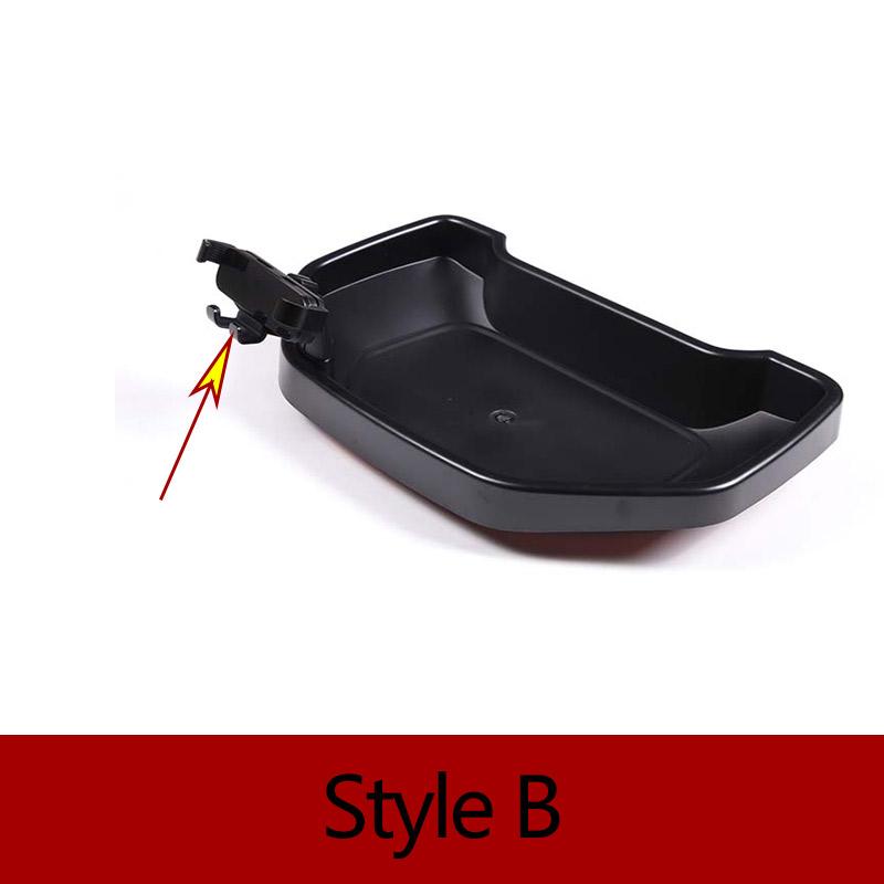 ABS Black Car Dashboard Phone Holder Storage Box Phone Holder Tray For Toyota Tundra 2014-2026 Car Accessories