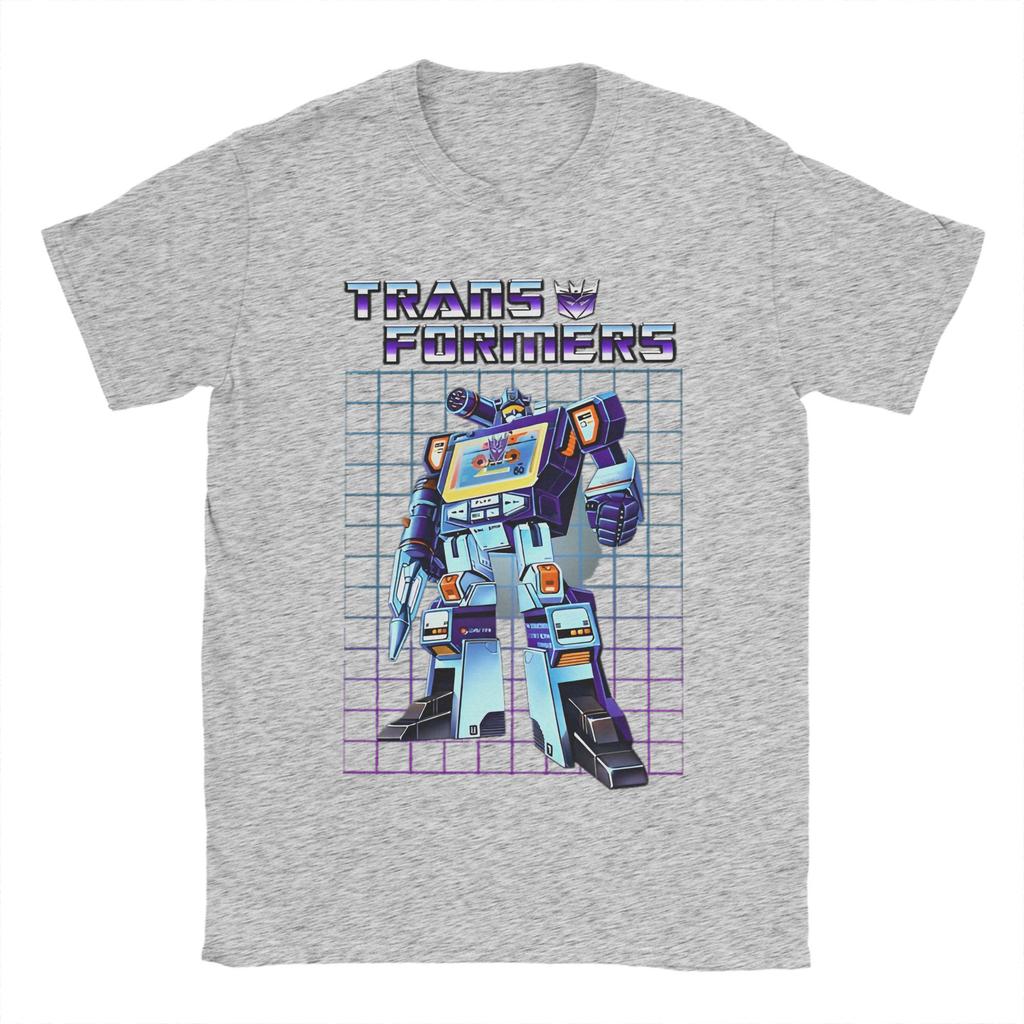 Tricou Transformers Decepticons Soundwave pentru Bărbați Robot Vintage Bumbac Tricou Gât Rotund Mânecă Scurtă Tricou Haine Cadou