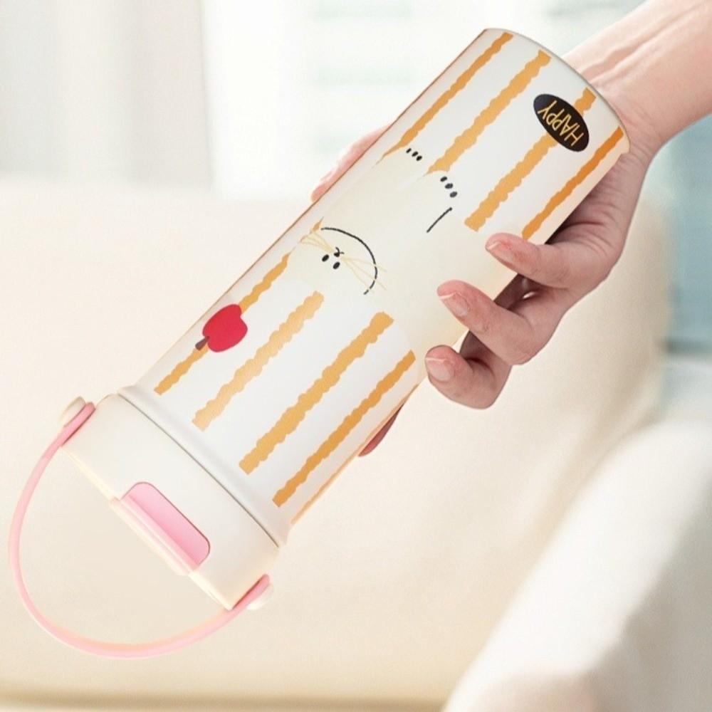 Double Wall Stainless Steel Cup 600ml Vacuum Flasks Portable Insulated Cup  Hot Drink