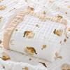 Class A Newborn Bath Towel - Pure Cotton, 6-Layer Gauze, Quick-Dry, Highly Absorbent